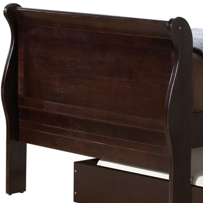 Twin Bed Charming Storage - Cappuccino