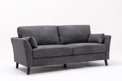 Damian - Woven Fabric Sofa - Gray