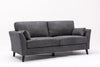 Damian - Woven Fabric Sofa - Gray