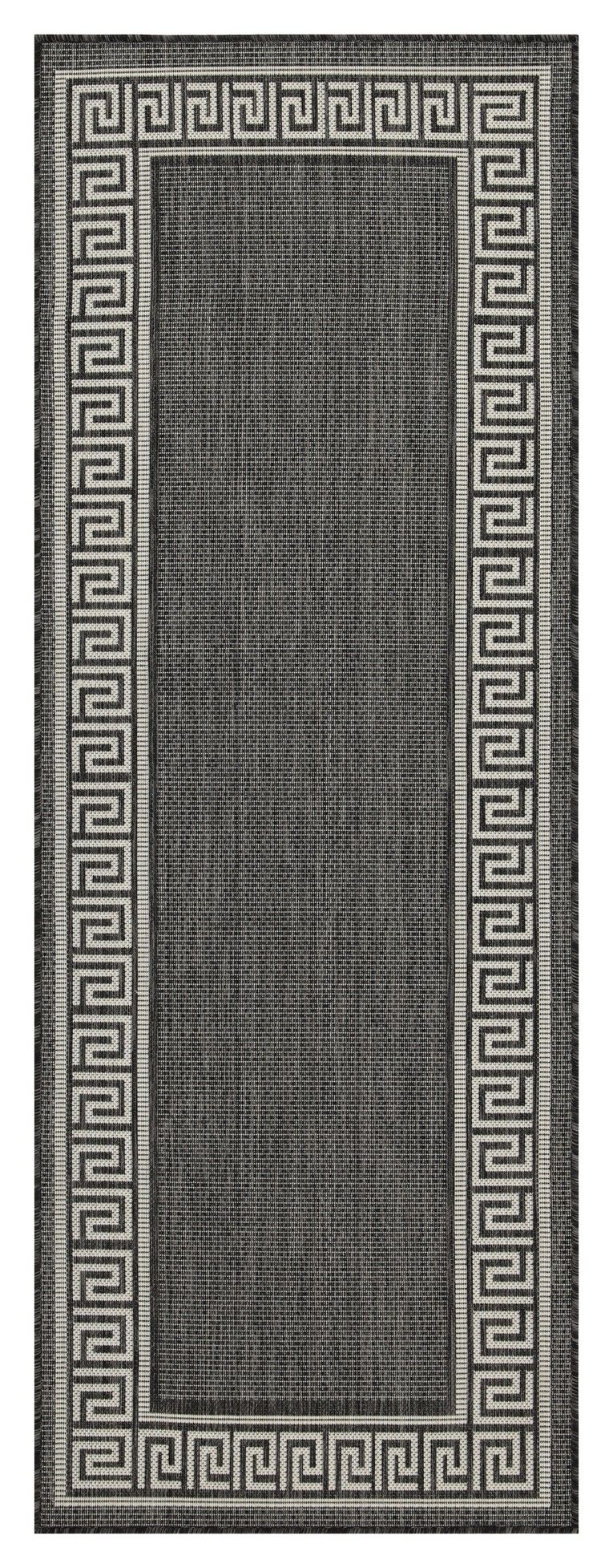 Sunshine - 7'10" X 10'3" Indoor, Outdoor, Area Rug - Anthracite