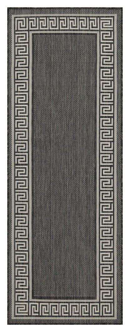 Sunshine - 7'10" X 10'3" Indoor, Outdoor, Area Rug - Anthracite