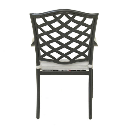 Dining Arm Chair (Set of 2) - Cast Silver