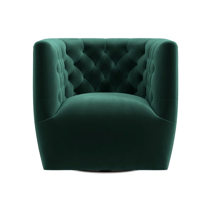 Delaney - Swivel Stylish Chair - Green