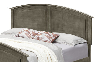 Queen Size Bed With Relaxed Design Stylish - Gray