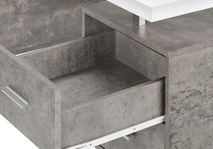 Computer Desk For Home Office, Laptop, Left, Right Set - Up, Storage Drawers, Modern - White