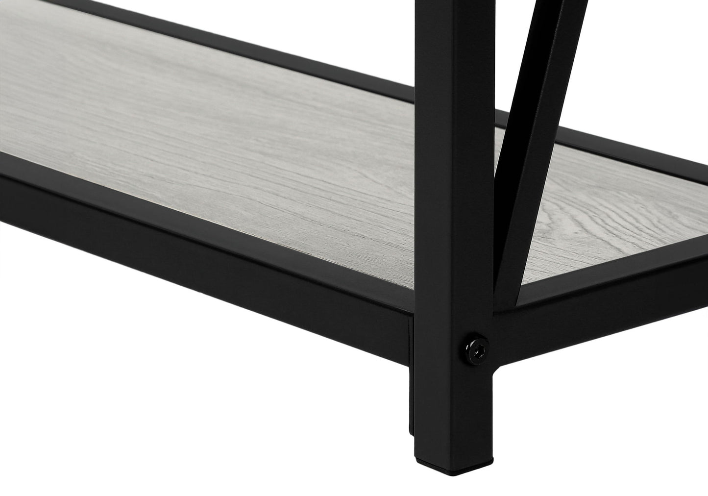 Accent Console Table For Entryway, Modern - Gray
