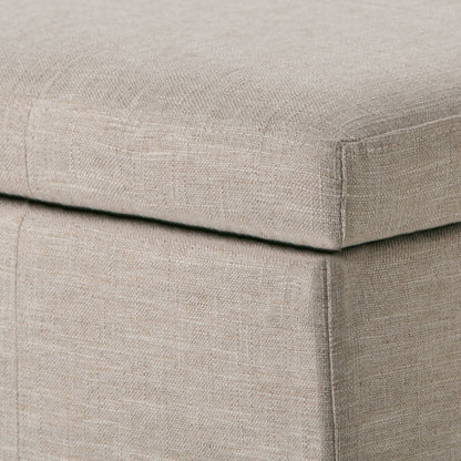 Kingsley - Large Storage Ottoman - Natural