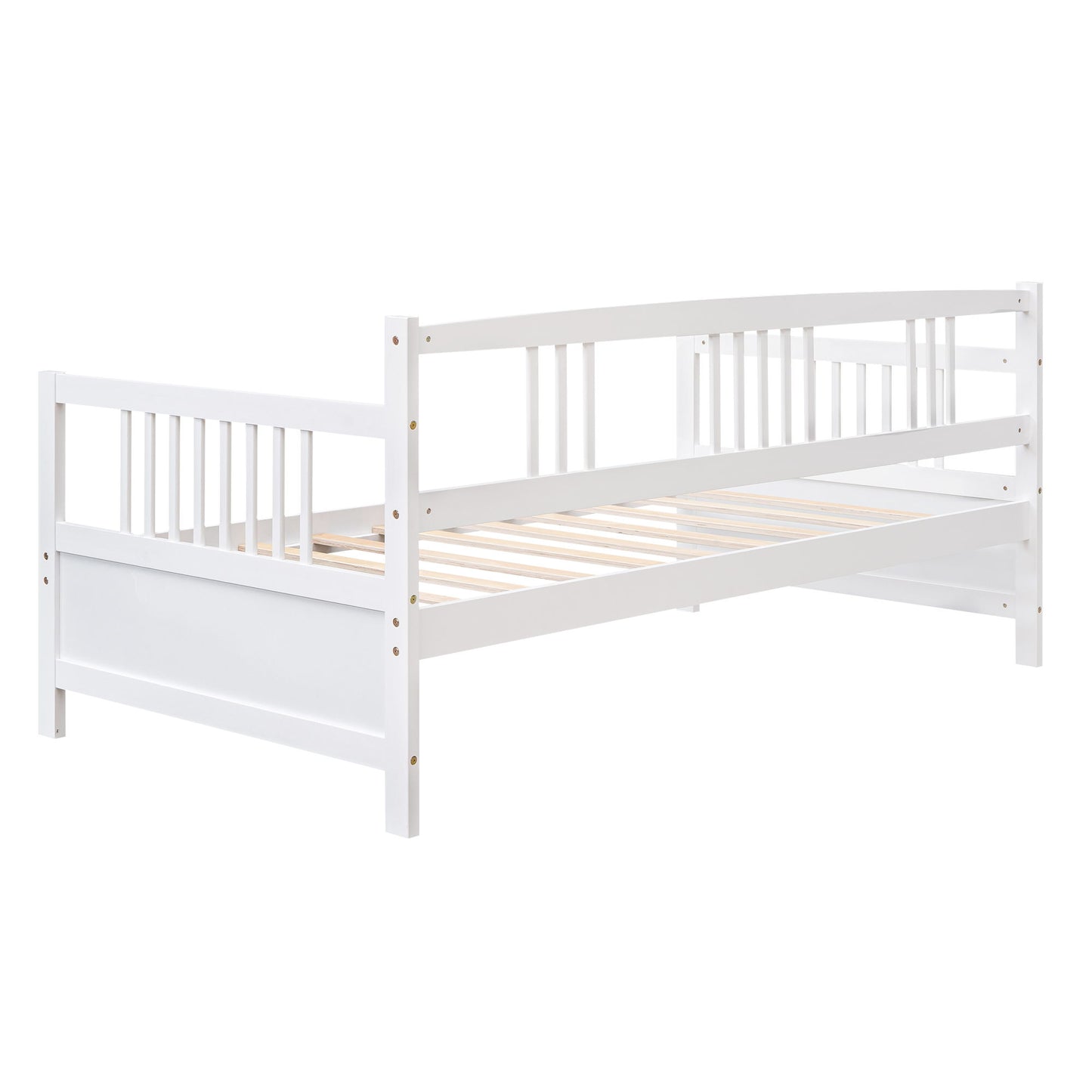 Twin Size Modern Daybed, Multifunctional - White