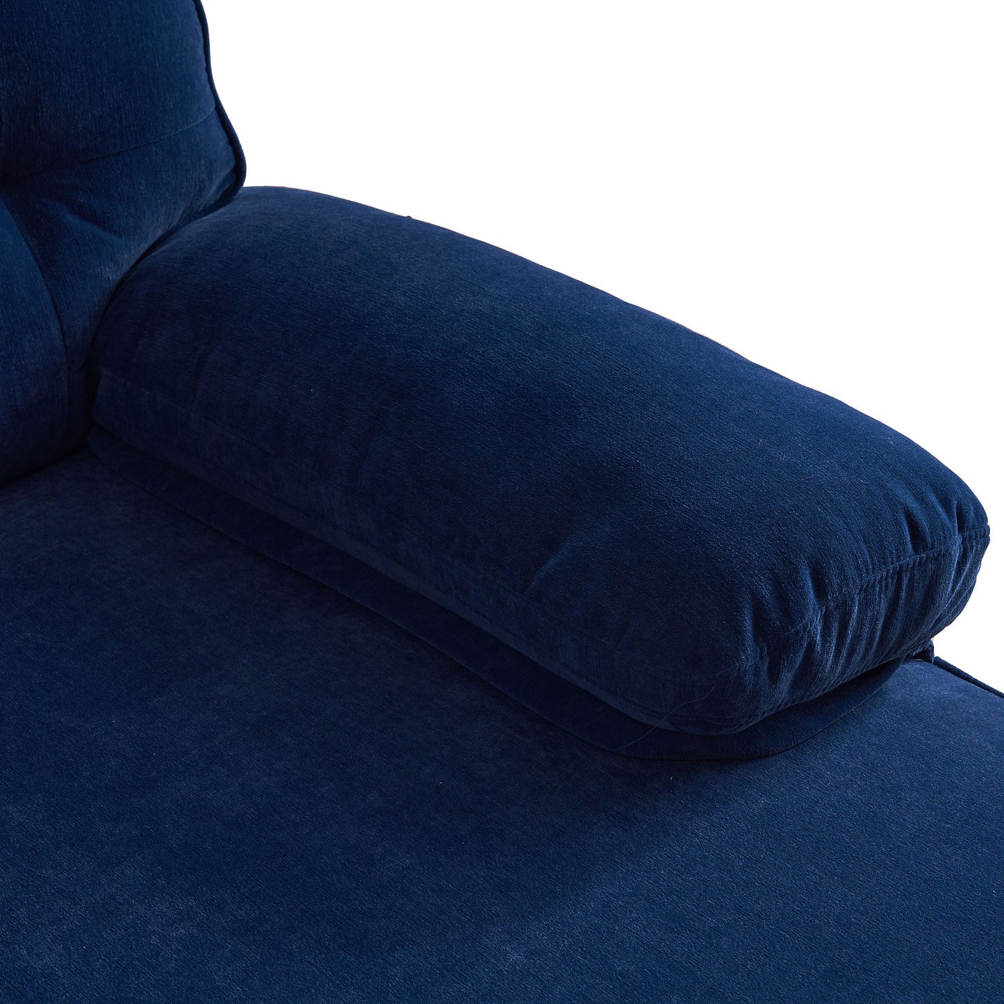 Modern L Shaped Sectional Sofa For Living Room And Bedroom - Blue