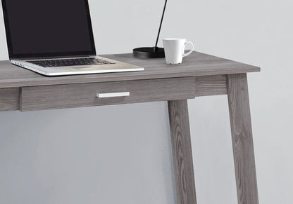 Computer Desk For Home Office, Laptop, Storage Drawers, Modern - Gray
