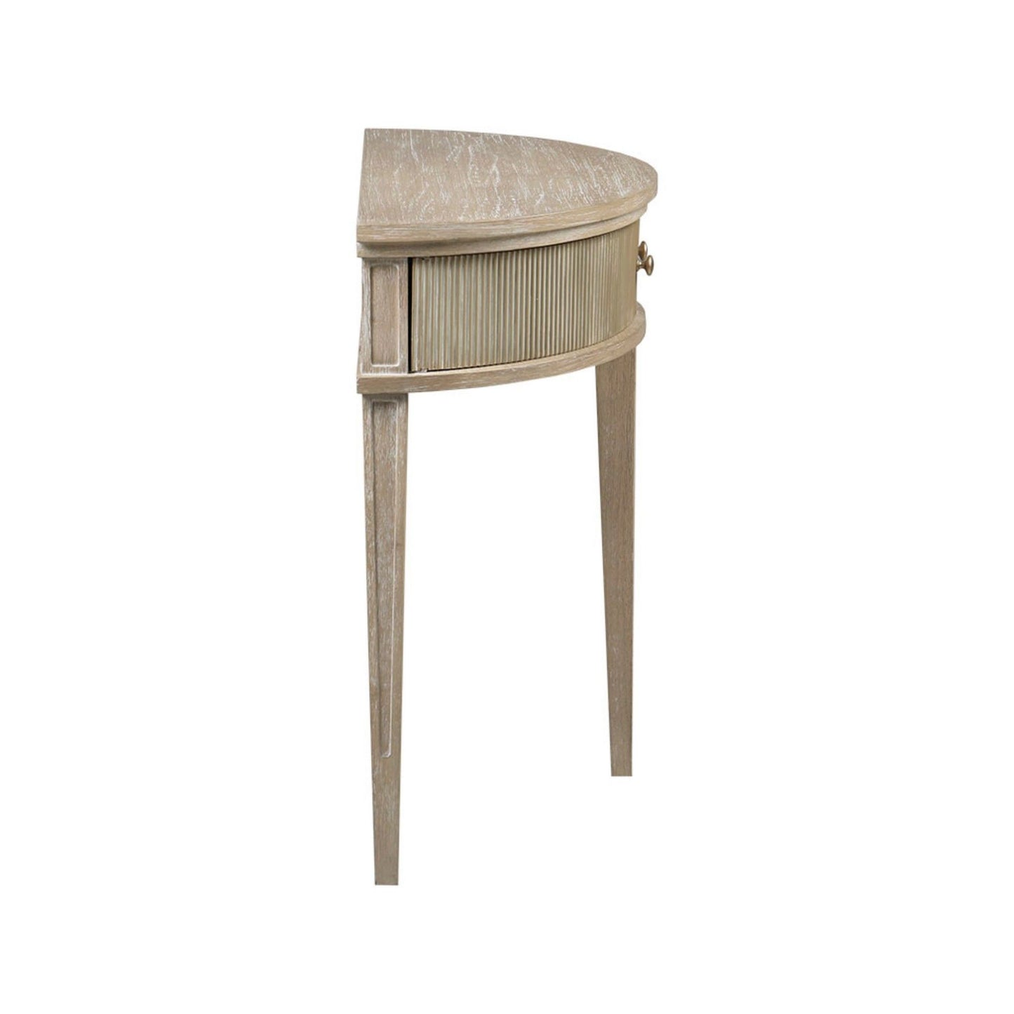 Vintage Storage Console Table With Elegant Farmhouse Charm - Reclaimed Wheat