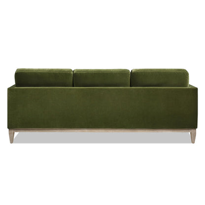 Knox - Modern Farmhouse Reversible Chaise Sectional Sofa - Green