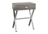 Accent Side Table, Storage Drawer, Contemporary & Modern - Taupe