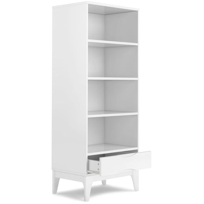 Harper - Bookcase With Storage - White