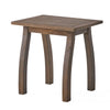 Kinesis - Outdoor Side Table With Slatted Top And Wood Frame - Gray