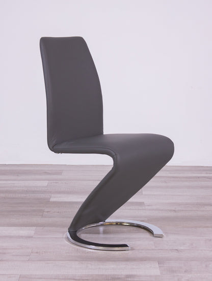 Marcus - Horseshoe Dining Chairs (Set of 2) - Gray