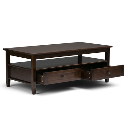 Warm Shaker - Coffee Table - Tobacco Brown