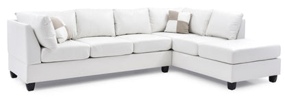 Malone - Sectional - White