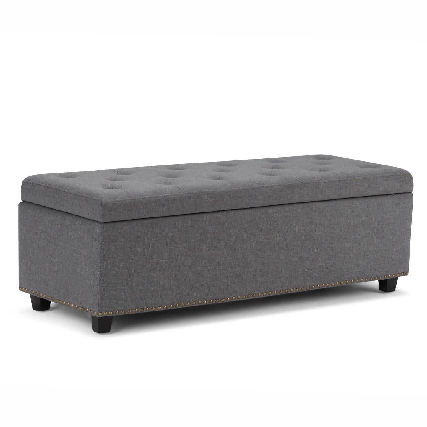 Hamilton - Storage Ottoman - Slate Gray