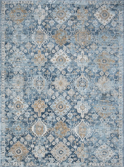 Noble - 7'10" X 10'3" Area Rug - Blue