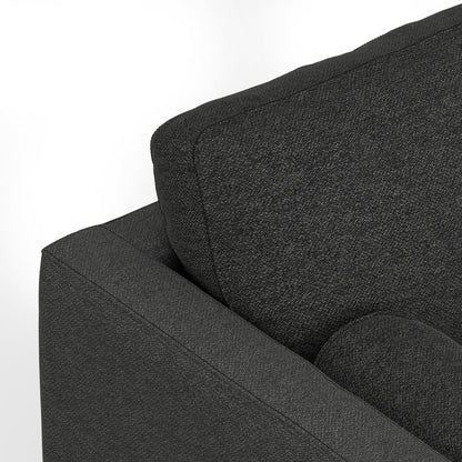 Morrison - Left Sectional Sofa - Charcoal Gray