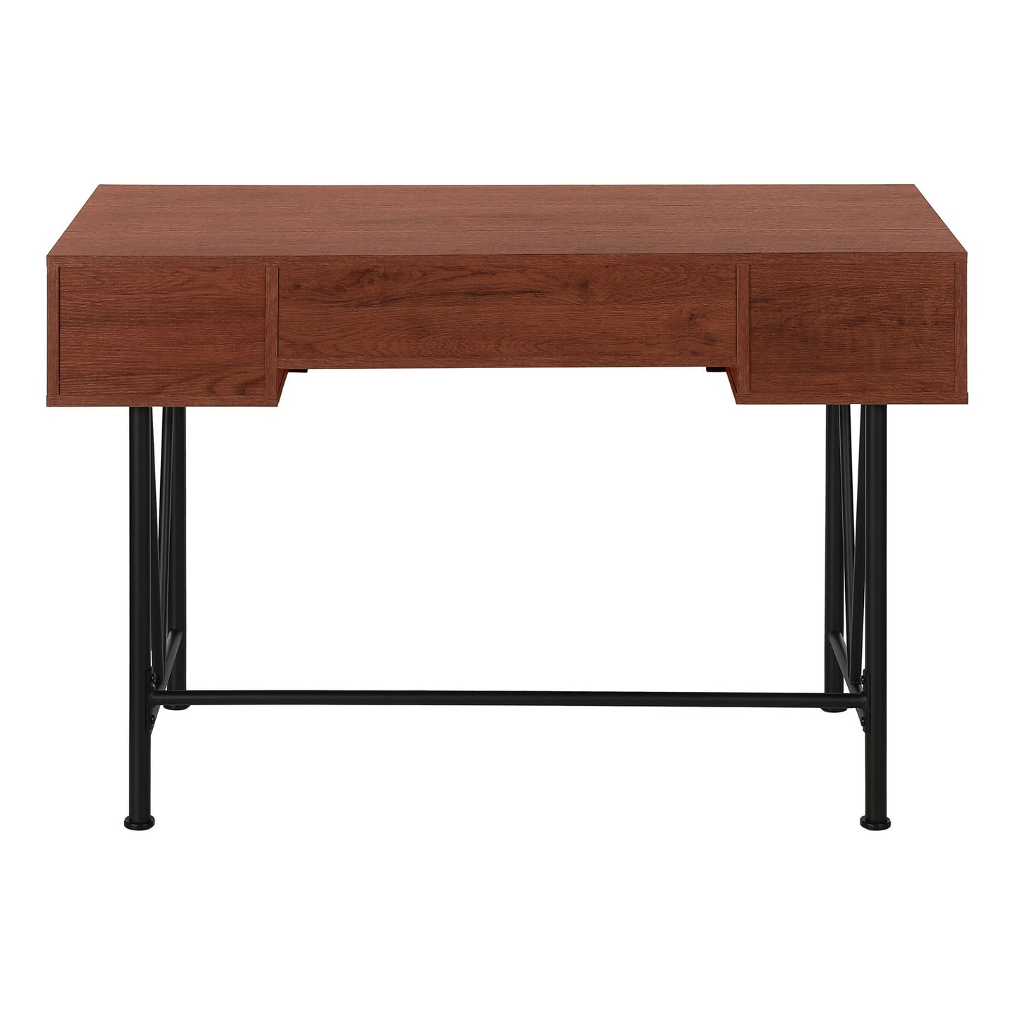 Computer Desk For Home Office, Laptop, Storage Drawers, Transitional - Cherry