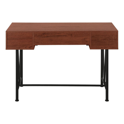 Computer Desk For Home Office, Laptop, Storage Drawers, Transitional - Cherry