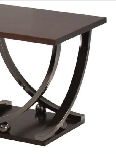 Isiah - End Table - Dark Brown