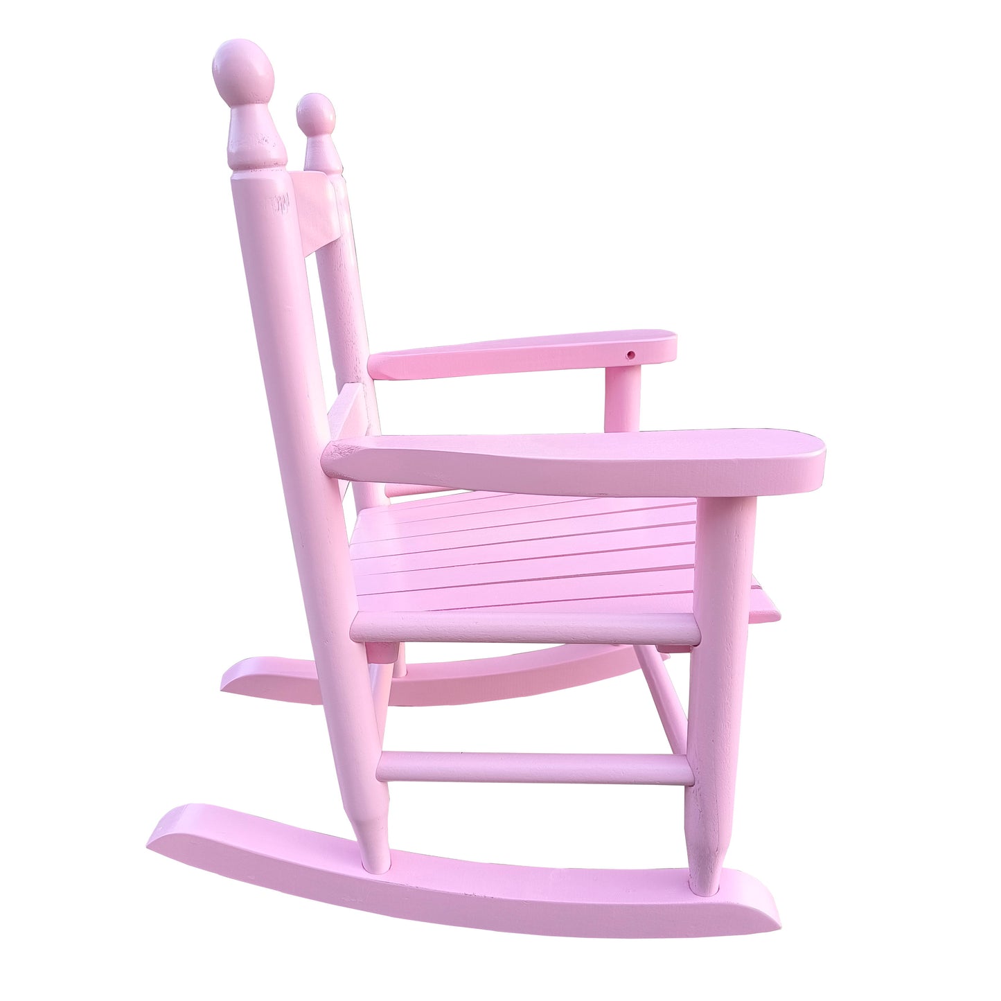 Children's Rocking Chair Indoor Or Outdoor, Suitable For Kids, Durable - Light Pink