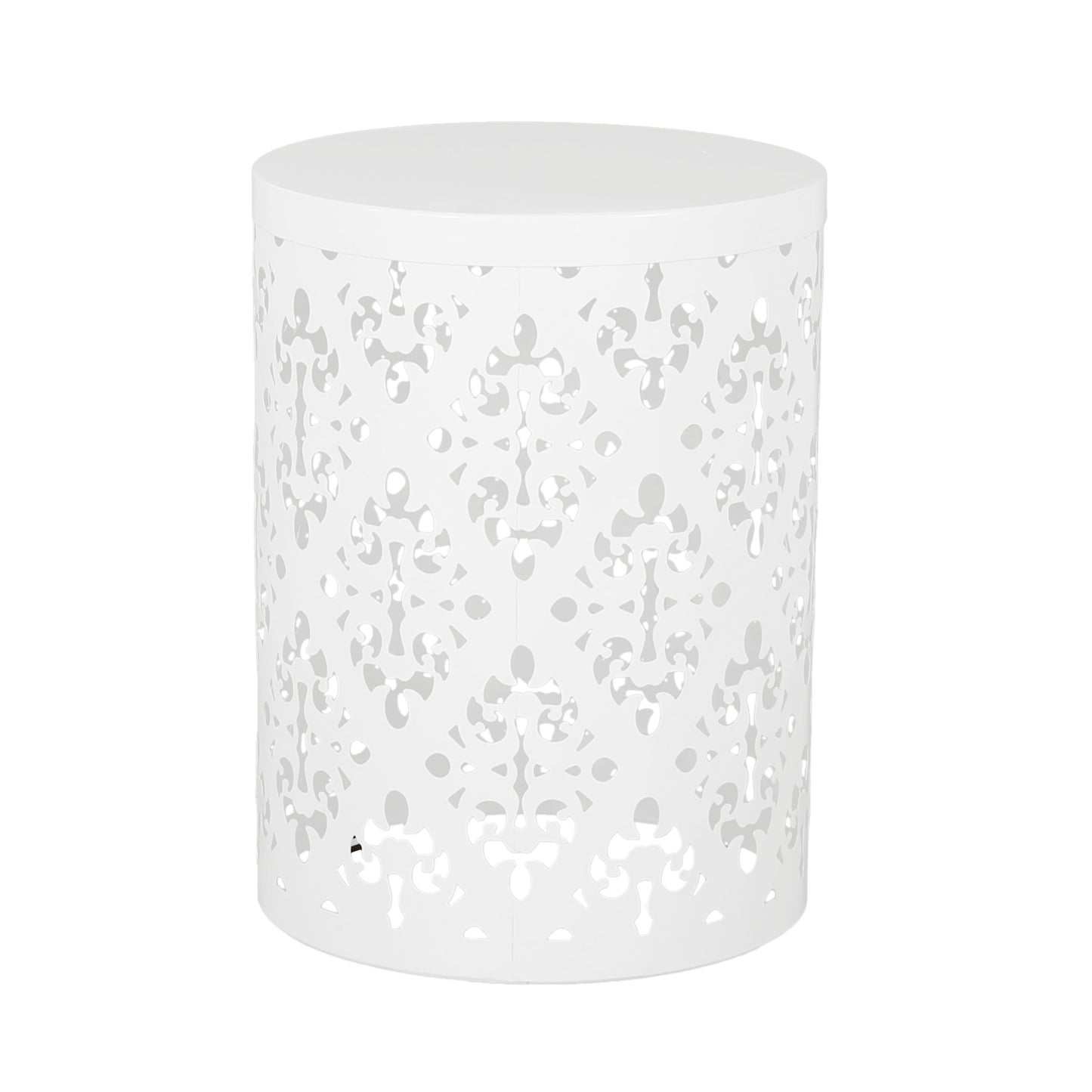 Metal (Set of 2) End Table - White