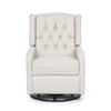 Classic Design, Manual Recliner Chair With 360 Degree Swivel - Beige