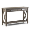 Kitchener - Console Sofa Table - Farmhouse Gray