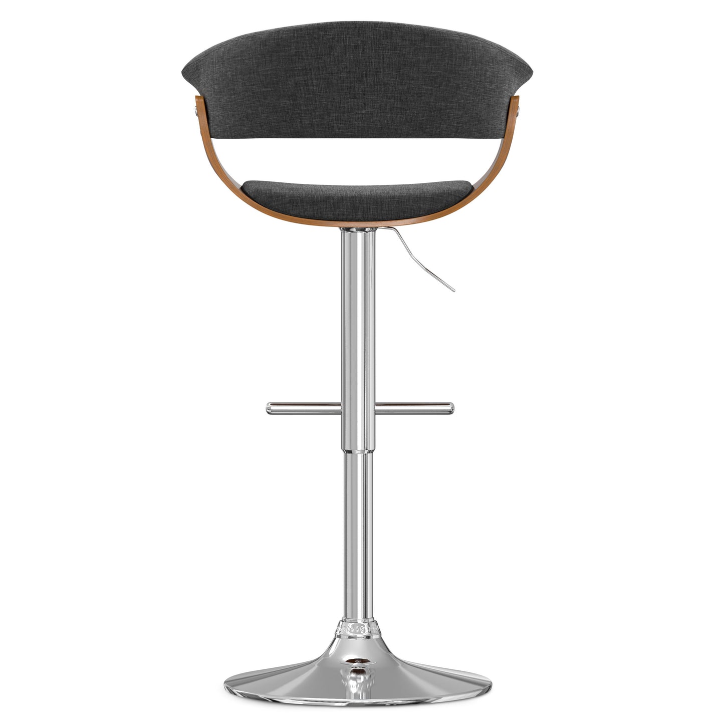 Sheldon - Adjustable Swivel Bar Stool - Charcoal Gray