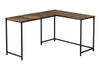 Computer Desk, Home Office, Corner, L Shape, Laptop, Contemporary & Modern - Brown