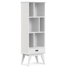 Draper - Mid Century Bookcase And Storage Unit - White