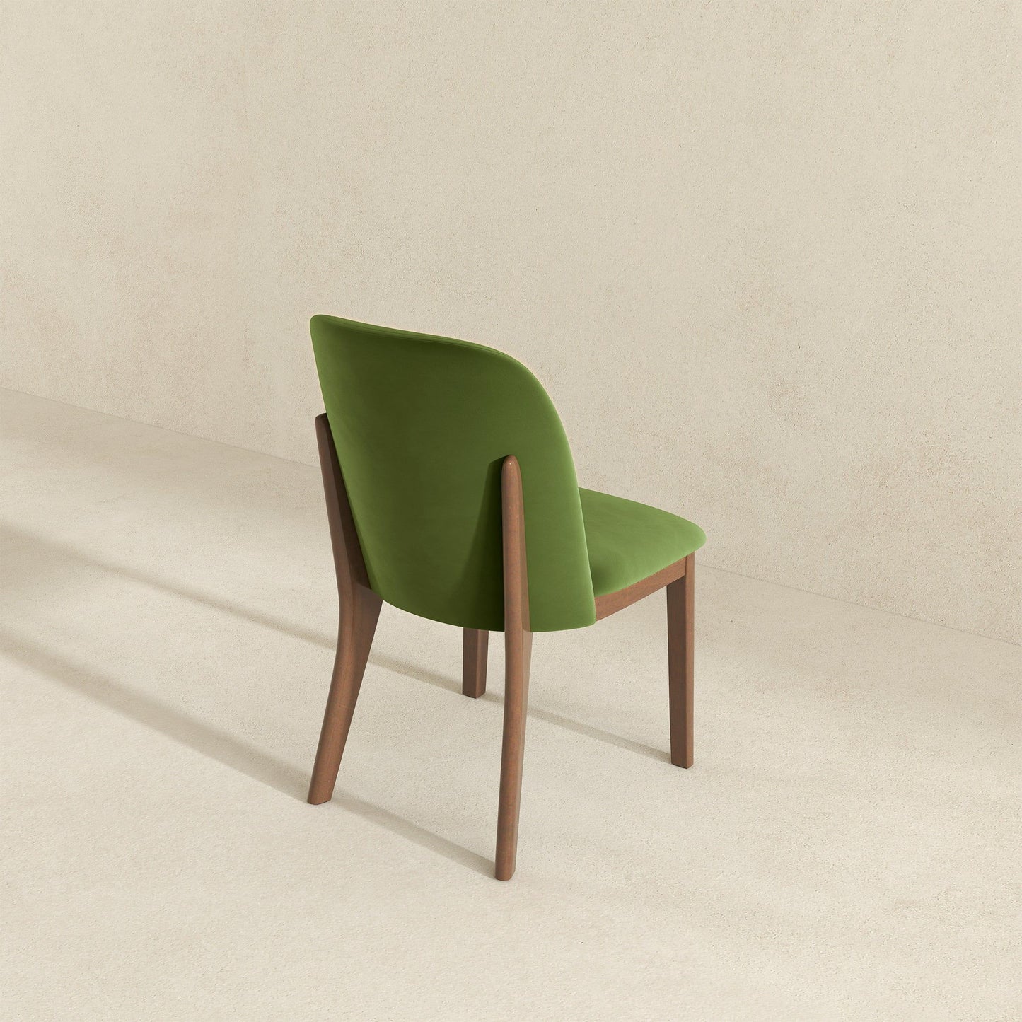 Kaitlyn - Dining Chair (Set of 2) - Brown / Light Green / Olive Green