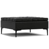 Laura - Lift Top Storage Ottoman - Black