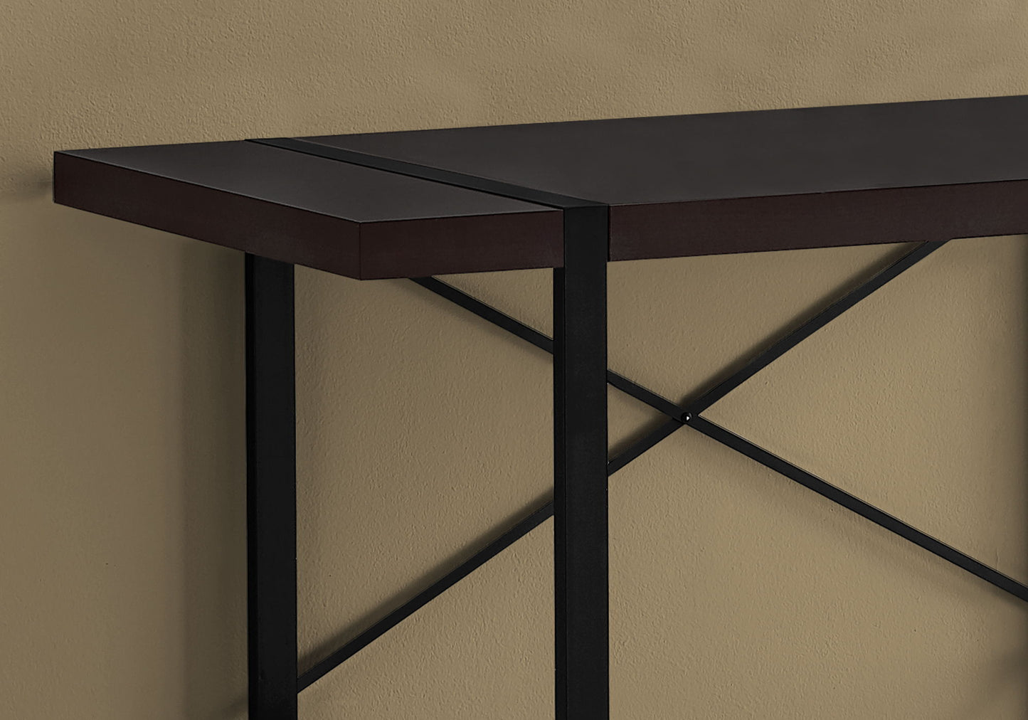 Computer Desk For Home Office, Laptop, Versatile Placement - Espresso