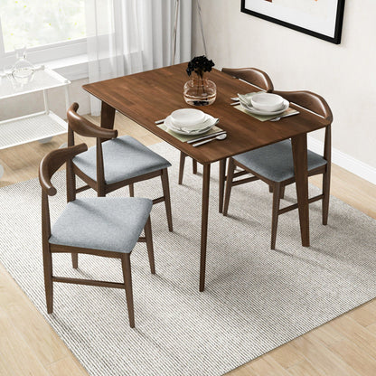 Levi - Modern Rectangular Dining Kitchen Table - Brown