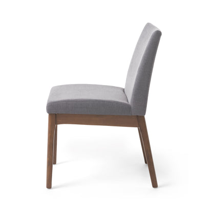 Tranquilly - Upholstered Dining Chair With Solid Wood Legs (Set of 2) - Dark Gray