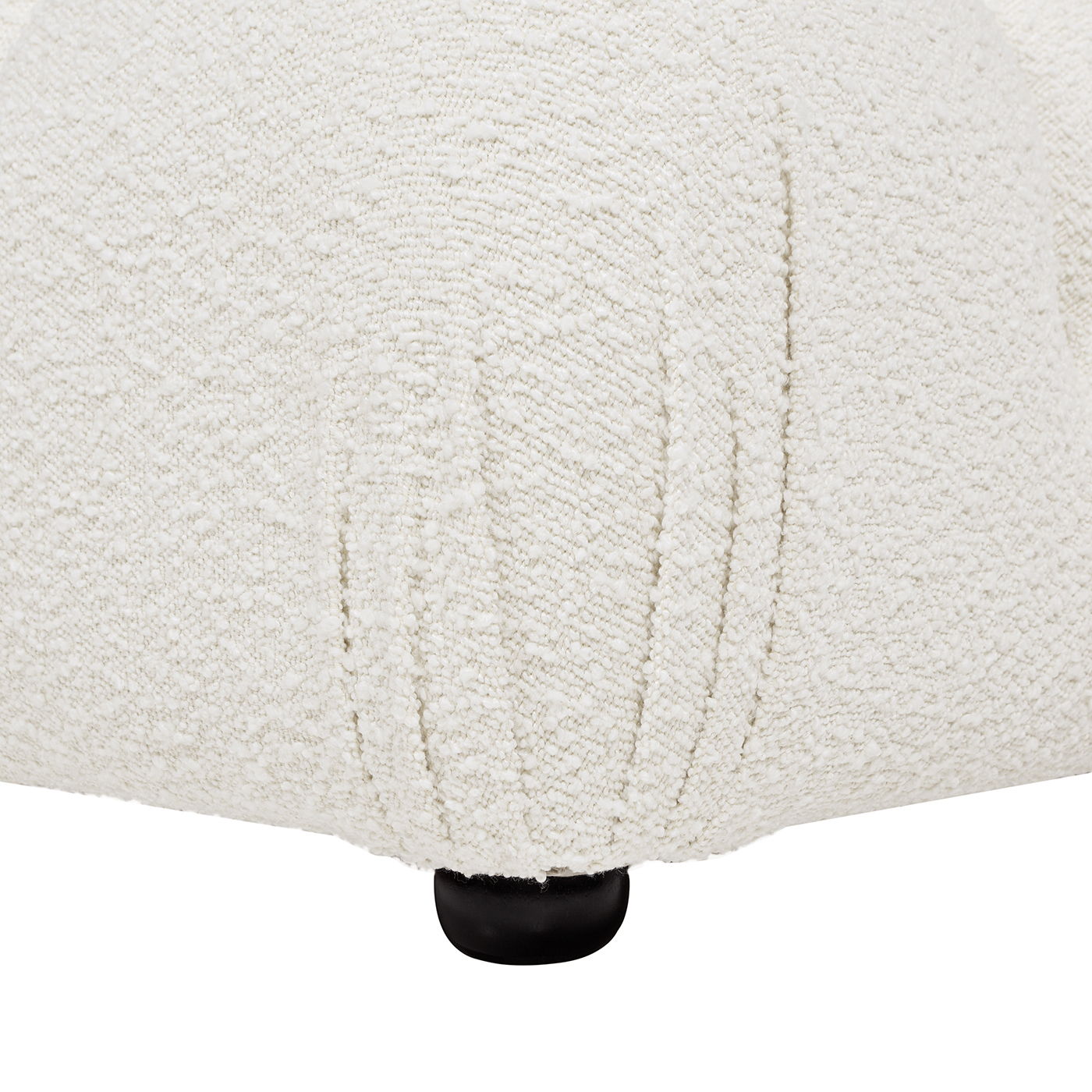 Marcel - Bubble Modular Modern Cocktail Ottoman - Ivory White