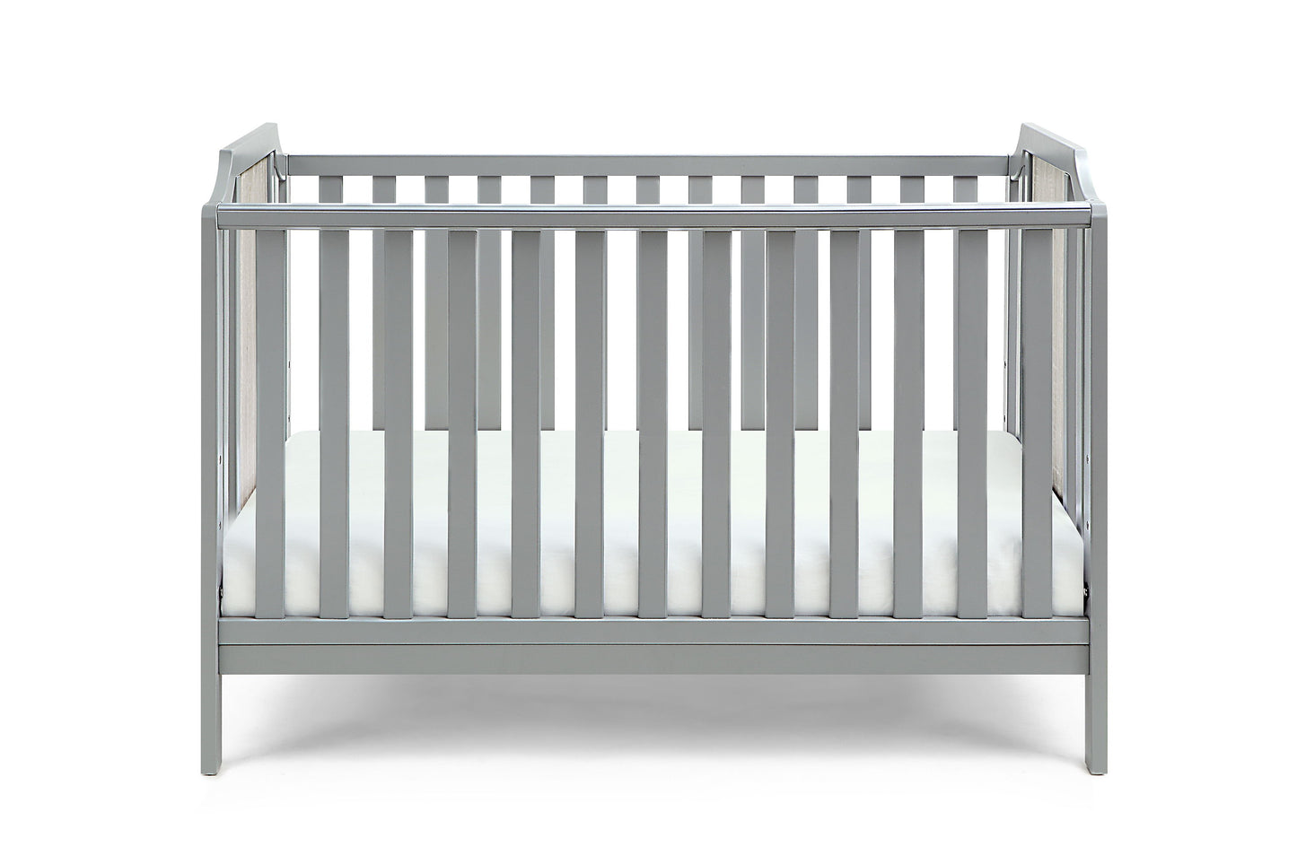 Brees Island - 3 In 1 Convertible Crib - Gray / Graystone