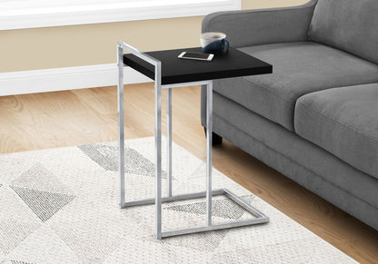 Accent Table, C - Shaped, Modern - Black