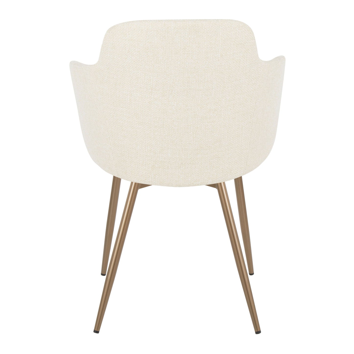 Boyne - Contemporary Chair (Set of 2) - Antique Copper / Cream