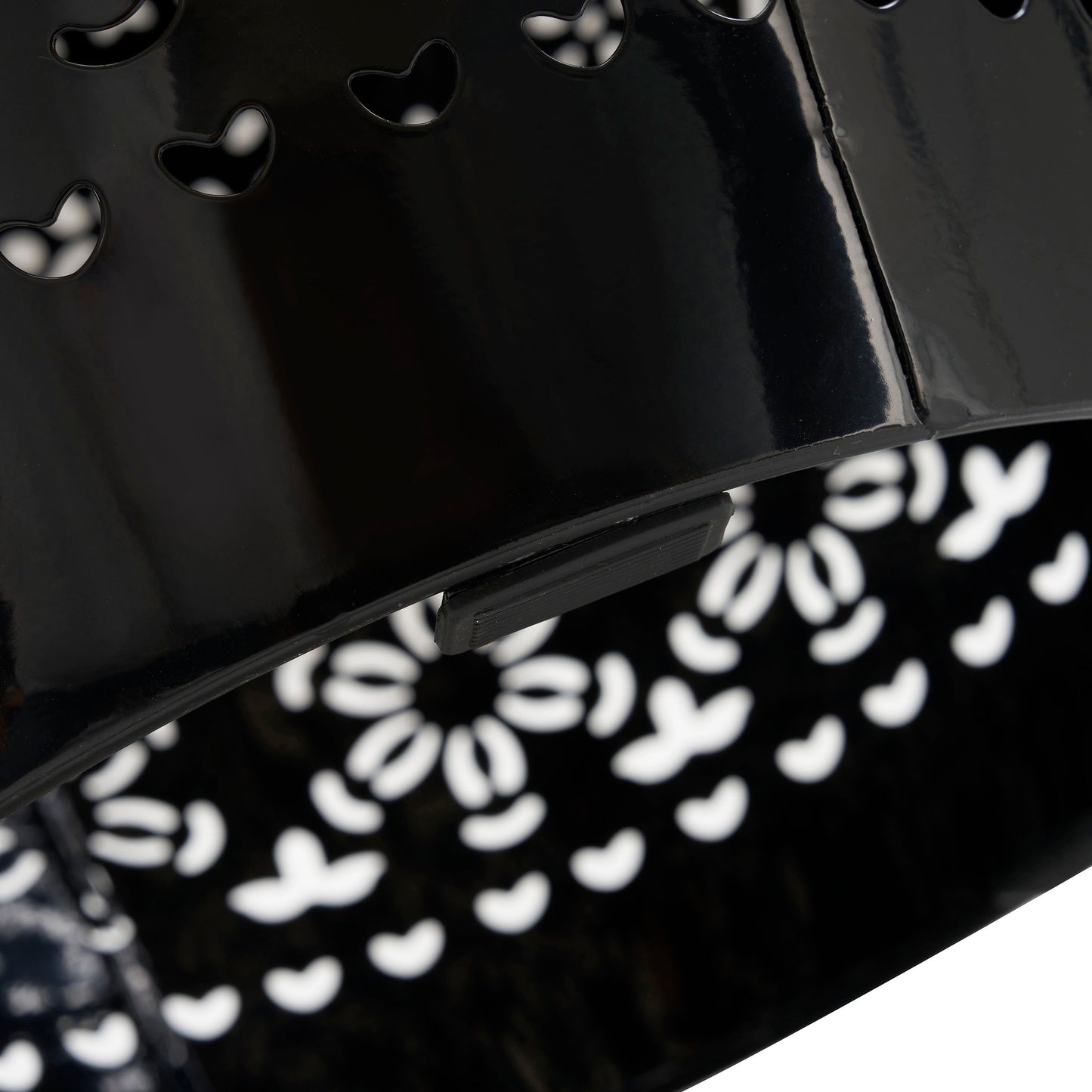 Ruby - Modern Mosaic Side Table - Black
