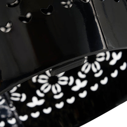 Ruby - Modern Mosaic Side Table - Black