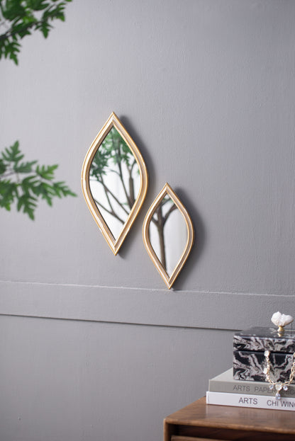 Small Decorative Mirror For Wall Decor - Antique Gold