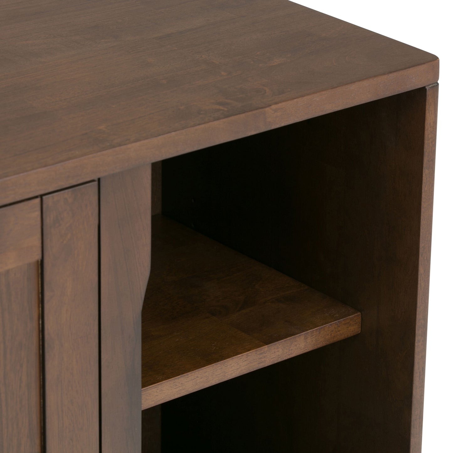 Harper - Low Storage Cabinet - Walnut Brown