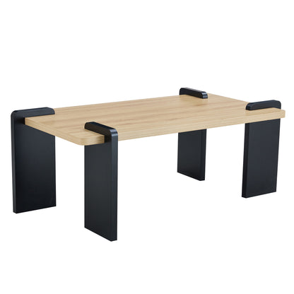 Coffee Table, Suitable For Modern Minimalist Living Rooms - Natural Wood