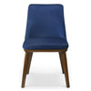 Clove - Dining Chair (Set of 2) - Brown / Navy Blue